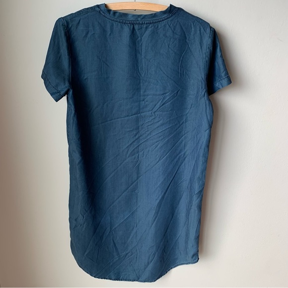 Velvet Heart v neck chambray shirt dress - Picture 2 of 7